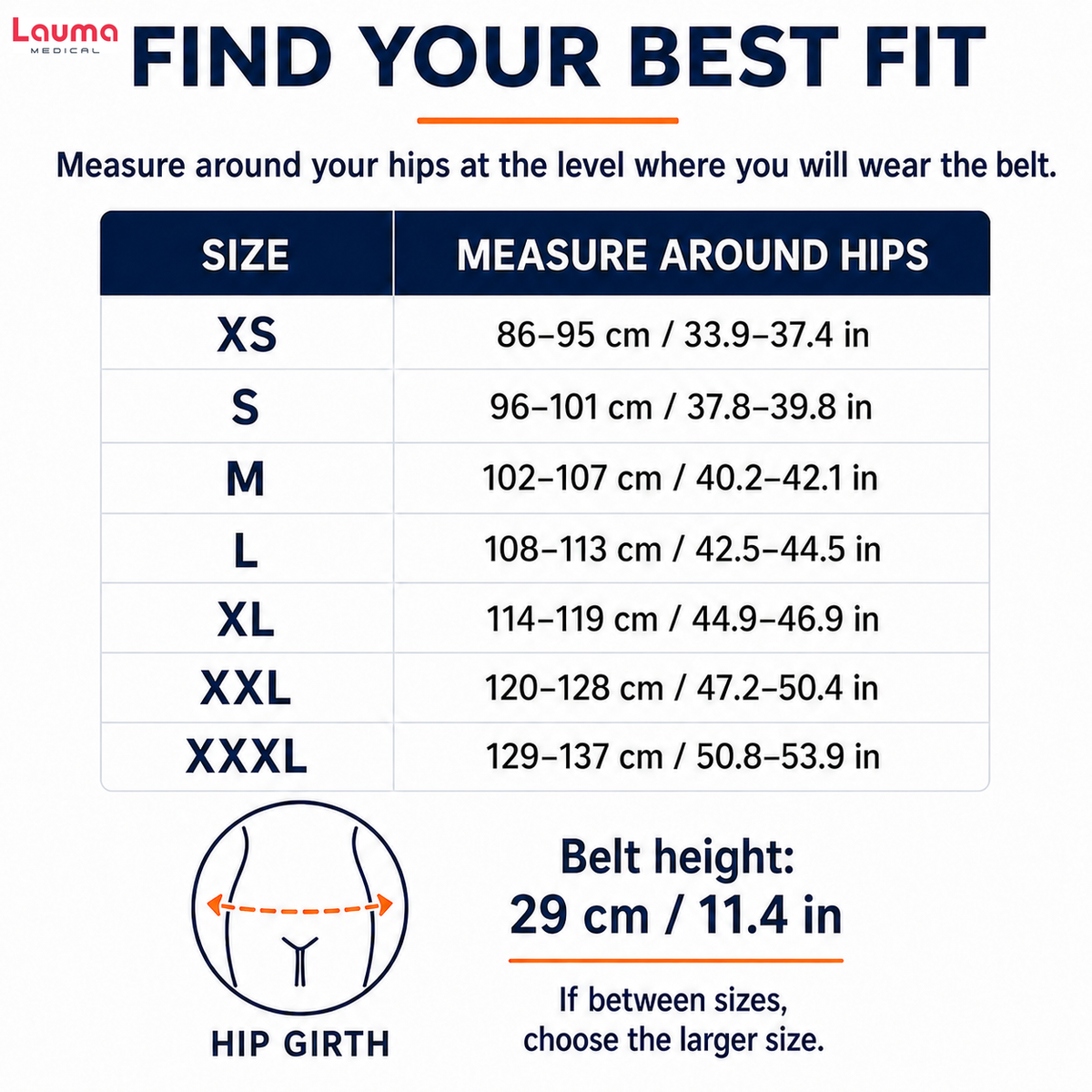 Lauma Medical Wool & Cotton Thermal Belt for Lower Back Support & Warmth