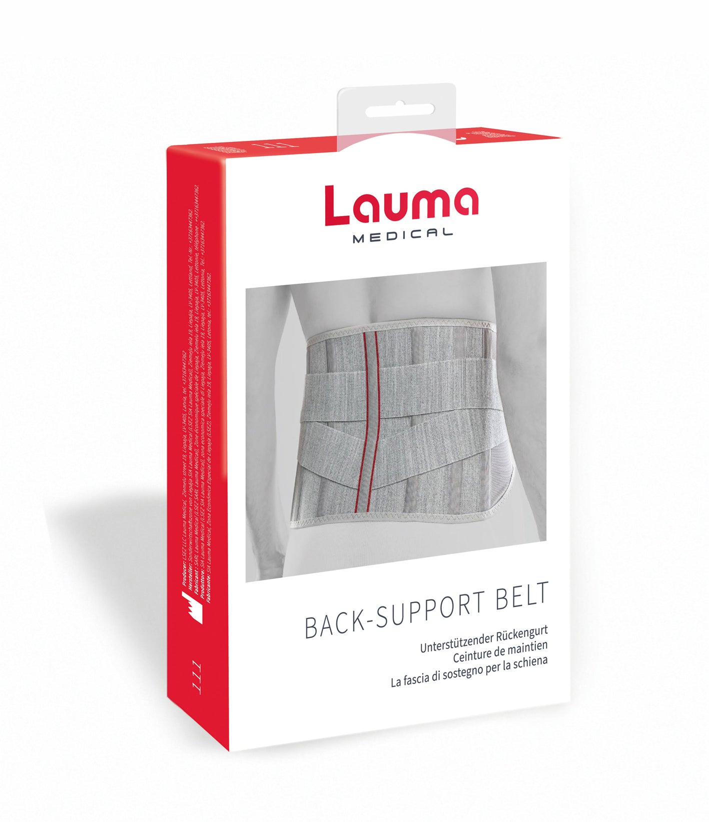 Lauma Medical Back Brace with Dual Compression Straps - Lumbar Support