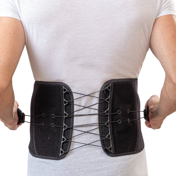 URIEL Lumbar Belt with Pull Cords | Provides Maximum Support for Strained, Sore and Aching Back