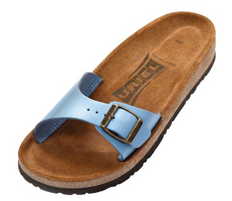Anatomic Natural Cork Leather One-Strap Sandals