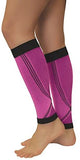 Pink Tonus Elast Compression Sleeves Ankle to Knee 18-21 mmHg gentle compression supports muscles  swelling during sports, and anyone who stands or walks for long periods of time.  Compression aids in athletic performance and training and help prevent re-injury. Enhances proprioception, improves circulation and reduces vibration on surrounding muscle tissue. Tonus Elast by Flexamed for weekend warriors STANDARD 100 by OEKO-TEX®  