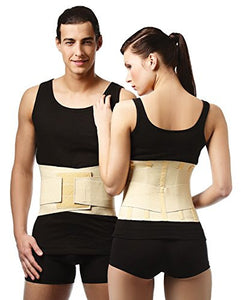 Tonus Elast Lumbar Support Brace, Back Belt with Stiff Splints and Double Pull Straps