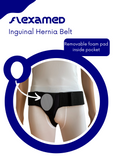 FlexaMed Inguinal Hernia Groin Belt Black | Made in the USA | Left, Right or Bilateral Inguinal Hernia Compression