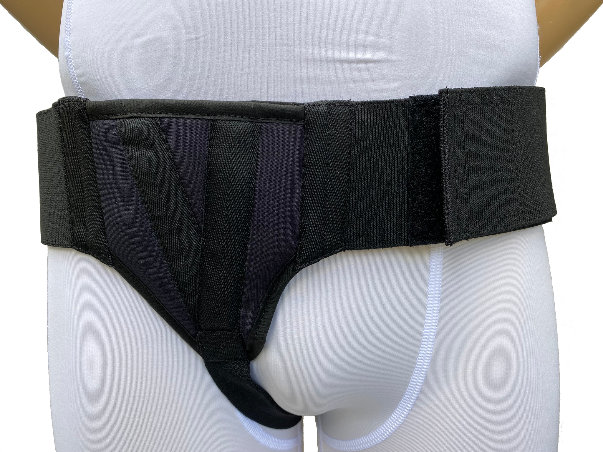 Black Hernia Belt for Men, Inguinal Hernia Support Belt Groin