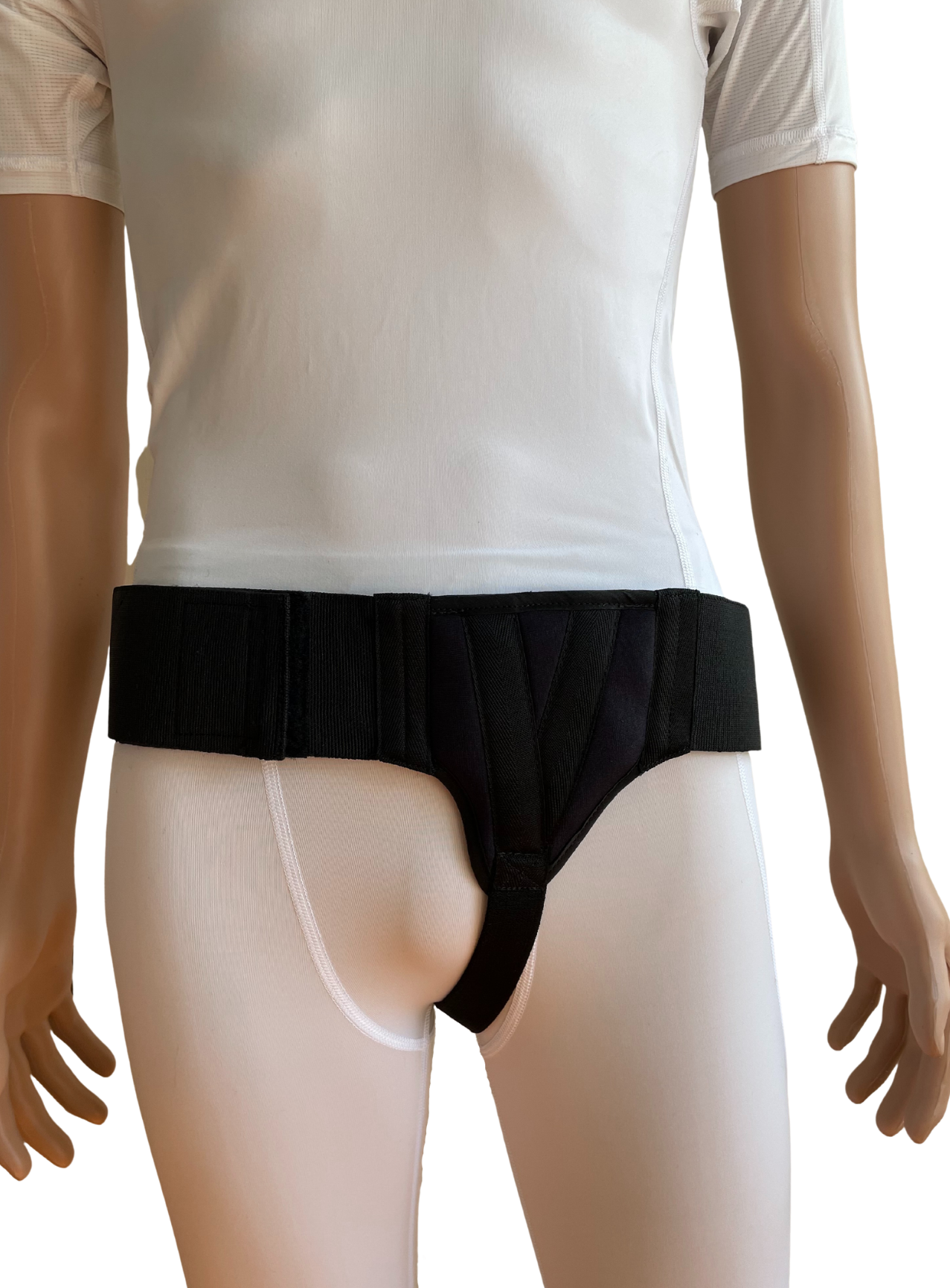 Inguinal Hernia Support Belt Invisible Underpants Compression Garment Truss  Galess (Black, XS)