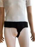 FlexaMed Inguinal Hernia Groin Belt Black | Made in the USA | Left, Right or Bilateral Inguinal Hernia Compression