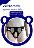 FlexaMed Inguinal Hernia Groin Belt Black | Made in the USA | Left, Right or Bilateral Inguinal Hernia Compression