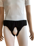 FlexaMed Inguinal Hernia Groin Belt Black | Made in the USA | Left, Right or Bilateral Inguinal Hernia Compression