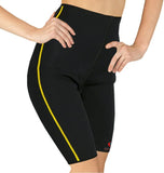 Flexamed Tonus Elast Neoprene Compression Tummy and Thigh Slimming Short improves circulation, facilitates metabolism of the abdominal region including hips and thighs. Thick Neoprene. Warms the waist helping you shed excess water weight.  Supports without restricting natural movements of muscles and joints including abdomen, hips, thighs.   Tonus Elast sold by Flexamed.com