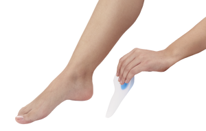 Mövibrace Silicone Heel Pad with integrated Arch Support - One Pair