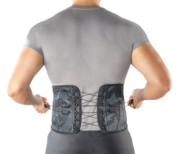 Mövibrace Dynamic Pull Cord Back Support | Corset design – FlexaMed