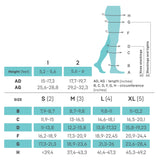 Tonus Elast Knee-High Medical Compression Stockings - Closed Toe - Unisex - 18-21 mmHg Class I