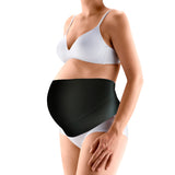 Black Irena Tonus Elast onus Elast Irena Soft Cotton Maternity Belt is light, comfortable, and discrete under clothing  Helps relieve tension on the lower back, and helps to minimize round ligament pain which can occur during pregnancy Adjustable Velcro faster for custom fit, and expands during pregnancy Wear with your own underwear Available in Beige, White, and Black. Banda de soporte para maternidad