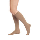 Recommended for the treatment of chronic venous insufficiency, varicose veins, heavy foot syndrome, leg swelling and edema Anti-embolism compression stockings increase blood flow and prevent swelling, especially during long flights, sitting or standing for long periods of time.  Tonus Elast compression socks are also useful during pregnancy and postpartum to minimize swelling in ankles feet and calves.  Made of soft microfiber for comfortable everyday stockings. Trouser sock style.  OKEO-TEX Standard 100 